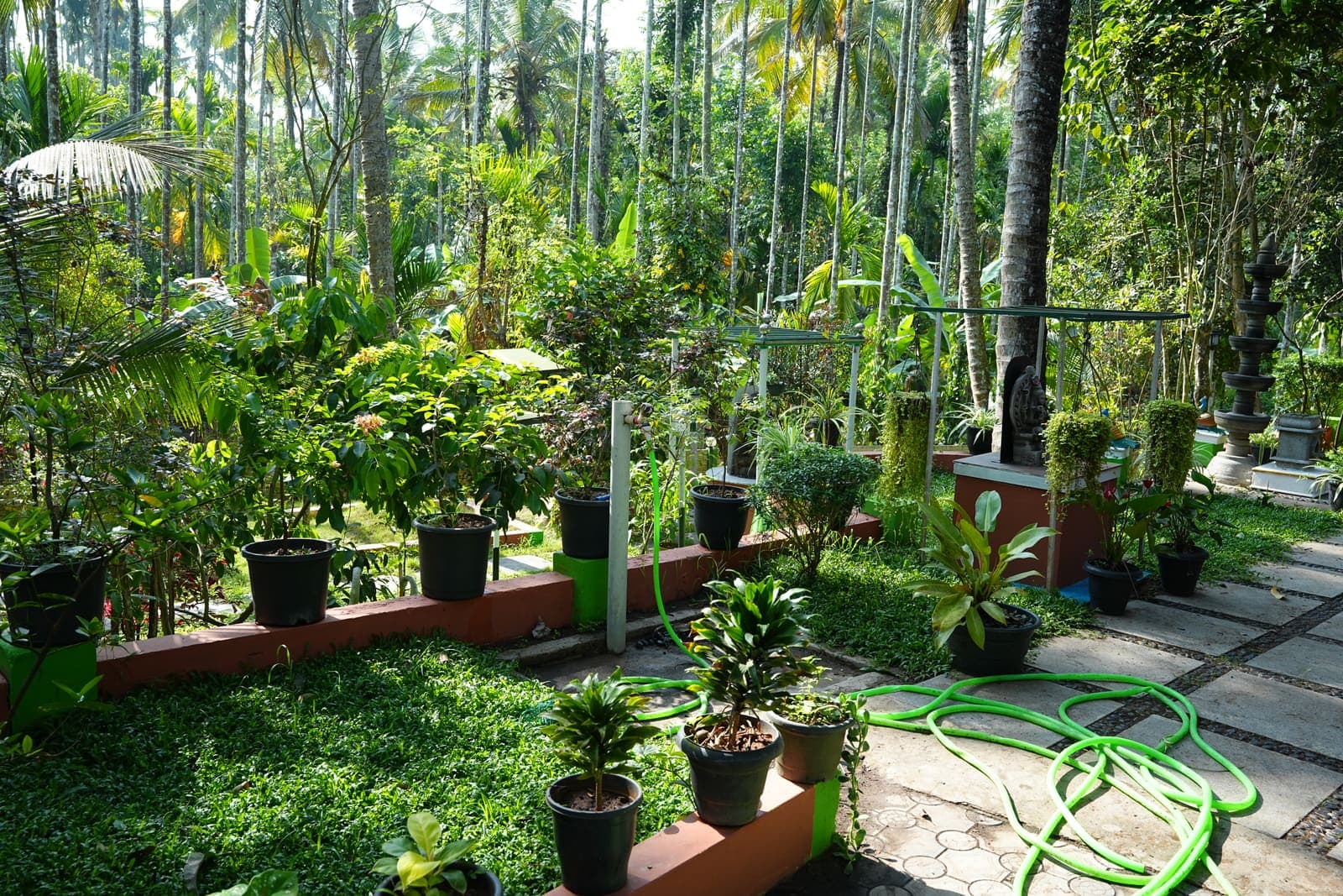 Glass Walkway Corridor — Kaivalyam Homestay, Padichira, Wayanad