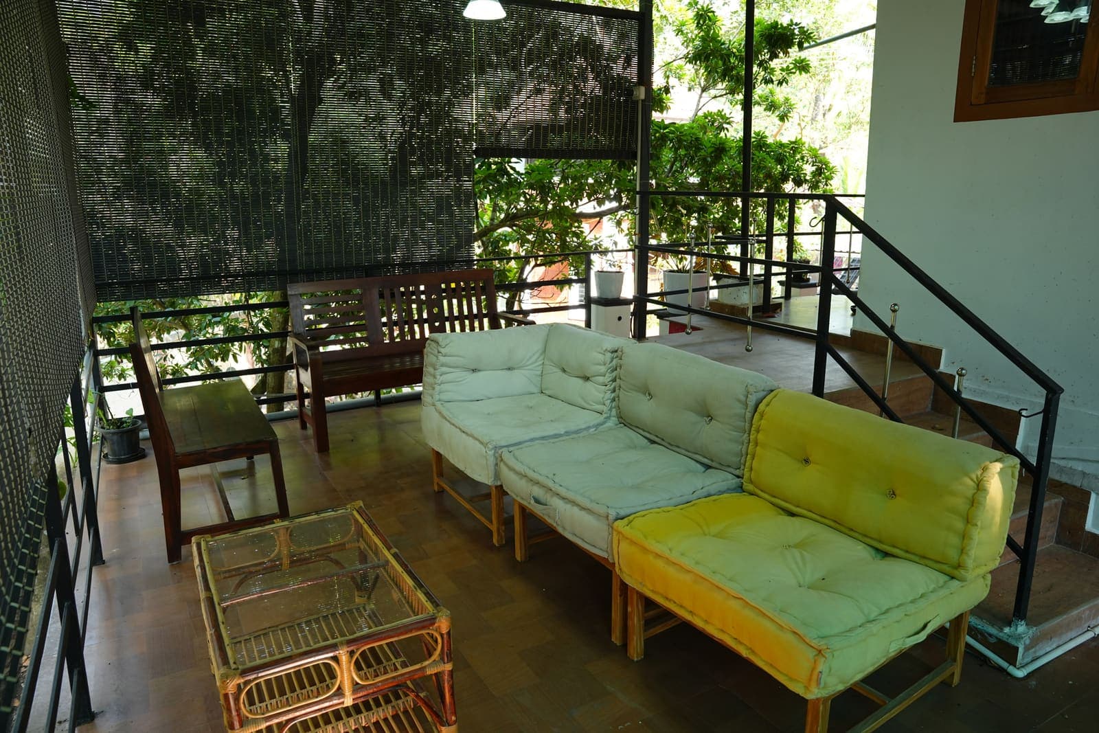 Balcony Seating Garden — Kaivalyam Homestay, Padichira, Wayanad