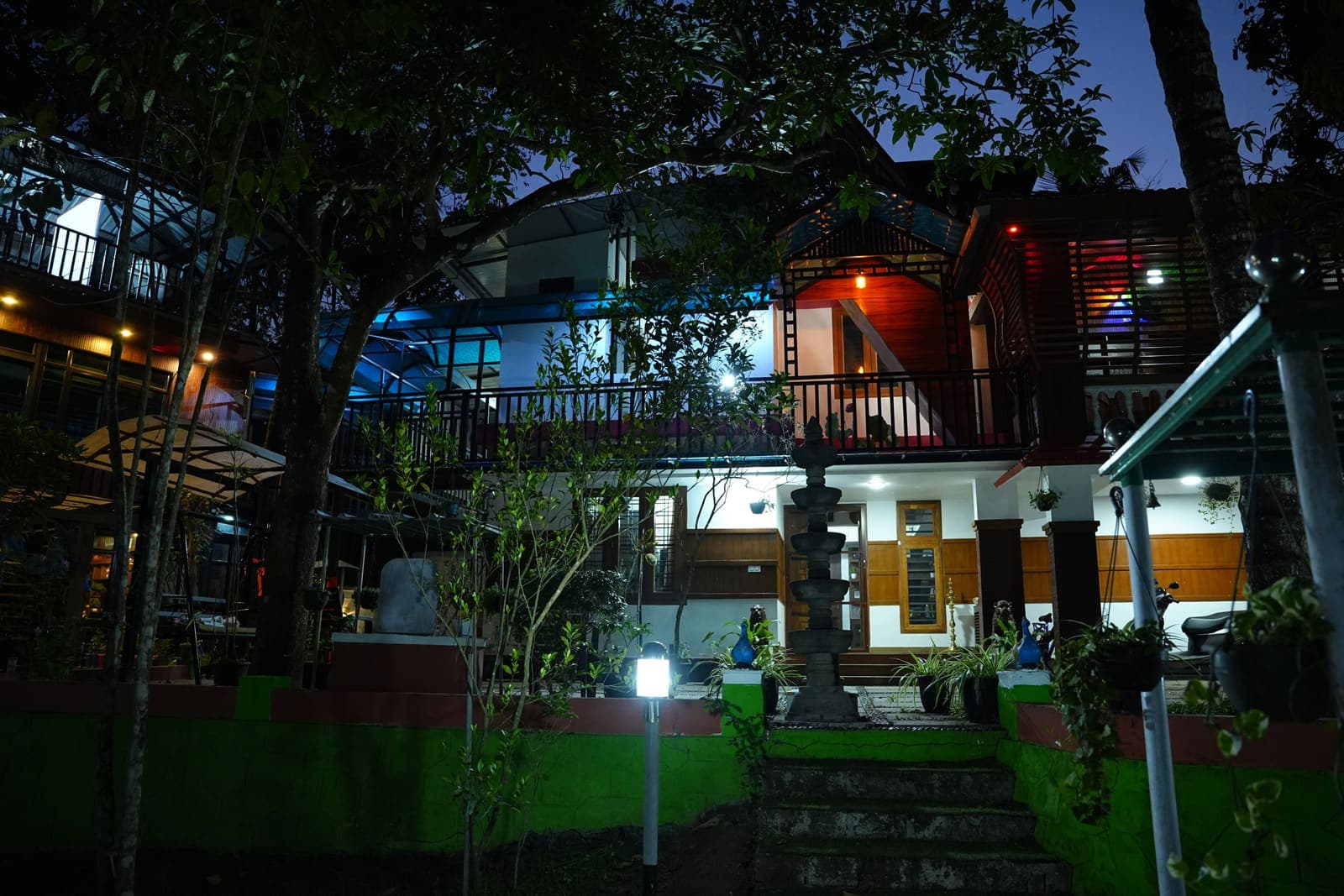 Building Night Hero — Kaivalyam Homestay, Padichira, Wayanad