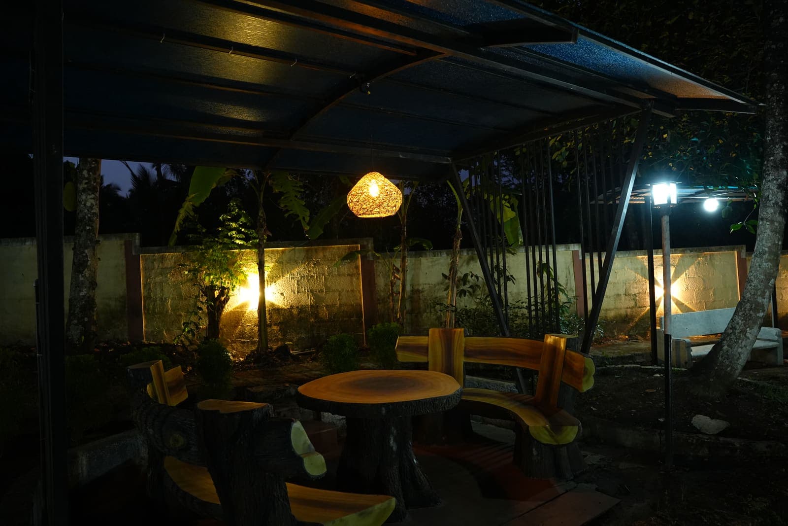 Seating Lantern Warm — Kaivalyam Homestay, Padichira, Wayanad