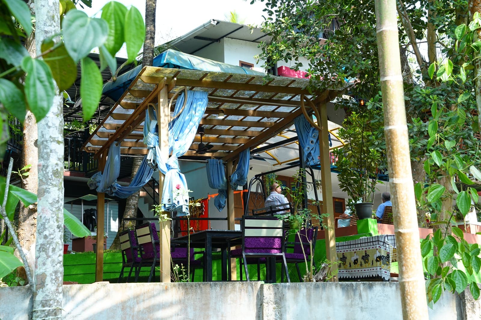 Colorful Dining Area — Kaivalyam Homestay, Padichira, Wayanad