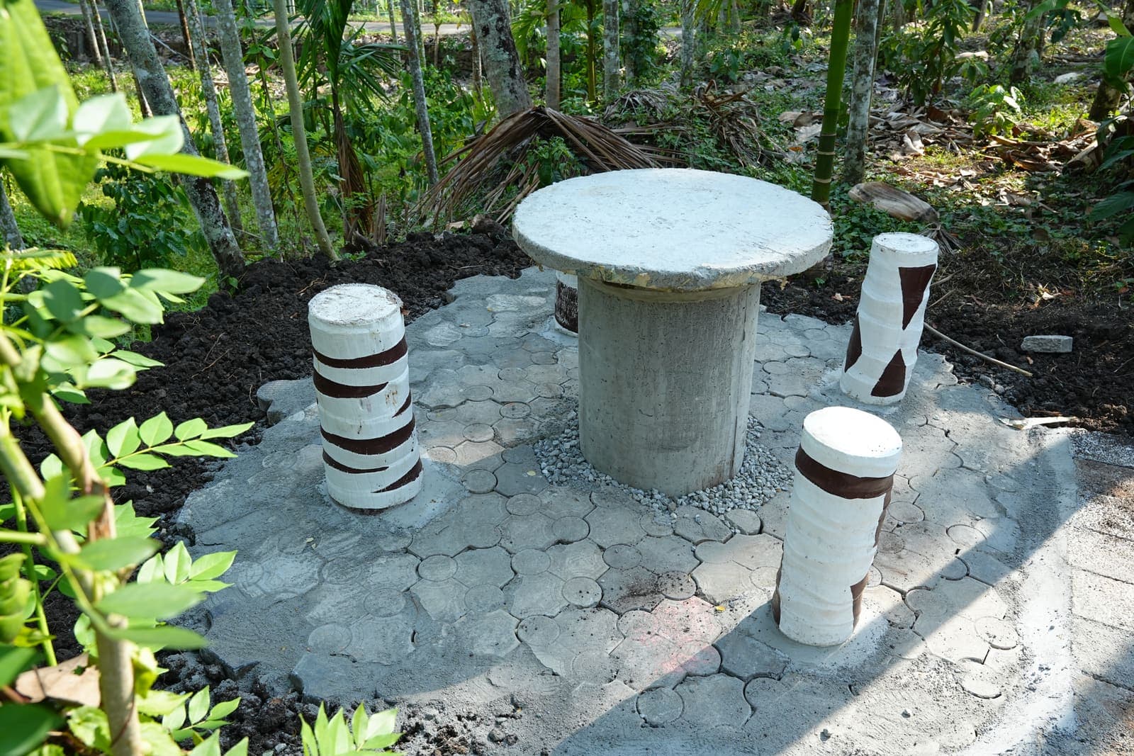 Mushroom Table Garden — Kaivalyam Homestay, Padichira, Wayanad